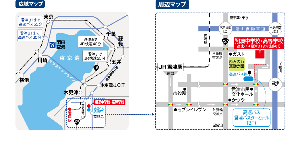 アクセス 翔凜中学校 高等学校