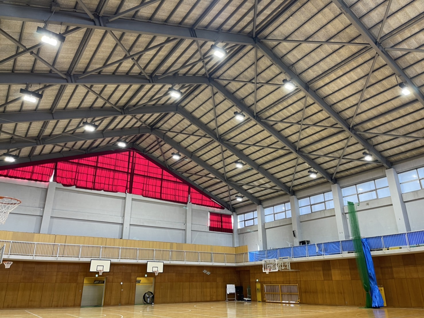 【翔凜中学校・高等学校】体育館、LED化！！！