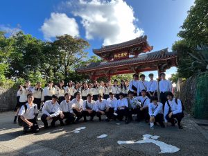 高２修学旅行　沖縄で国際交流実現！！